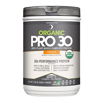 Organic Pro 30 Chocolate 1.29 lbs by Designer Whey