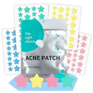 🚚臺灣出🚚正版星星357貼ACNE PATCH星星貼可愛水膠體遮日夜學生 荳荳貼 彩色貼
