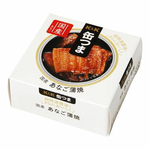 国分 KK 缶つま 国産 あなご蒲焼 80g ×6 メーカー直送