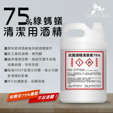 現貨供應台灣製mit食用級抗菌75%酒精一桶1加侖 乙醇酒精清潔液sgs認證
