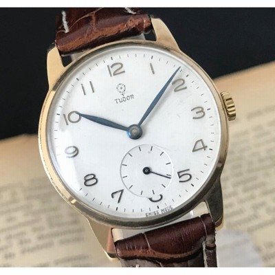 9金無垢の重み【チュードル(TUDOR) 小薔薇】アンティーク 手巻き