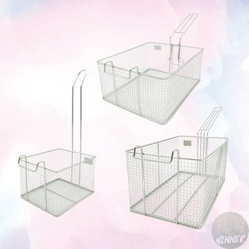 線網薯條籃【Winner】薯條籃 瀝油網 油炸籃 炸物籃 不銹鋼油炸籃 不銹鋼薯條網 白鐵油炸籃