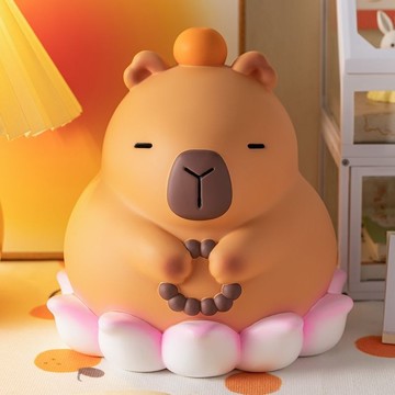 ✨免運可開發票#卡皮巴拉存錢罐 衹進不齣兒童摔不爛儲蓄錢罐  可存可取 儲蓄罐 交換禮物 存錢必備2024年新款生日禮物