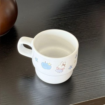 🍀初夏上新🍀蘋果系列米菲2025限定組合杯陶瓷馬克杯+咖啡杯居家辦公萌系必備