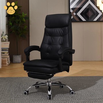 免運 真皮老板椅 辦公室座椅 電腦椅 家用坐椅 辦公椅 舒服久坐沙發商務椅子 【W10/30】