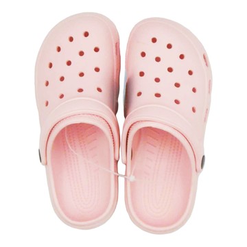 韓系風格厚底布希鞋  23  粉色  23(36/37)