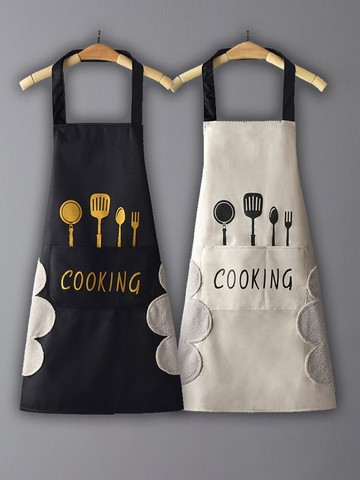 圍裙家用廚房防水防油定制工作服女新款夏季網紅做飯圍腰爆款