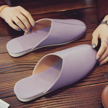 四季春秋夏季靜音地板居家拖鞋室內日式男女防滑軟底冬情侶皮拖鞋