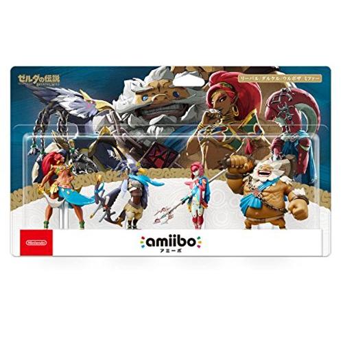 amiibo 四人の英傑セット［リーバル ダルケル ウルボザ ミファー］(中古品)