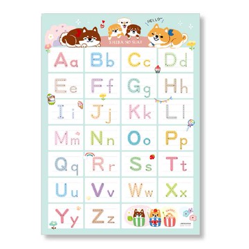 蝦皮隔日到貨 學習掛圖-ABC 墊腳石購物網