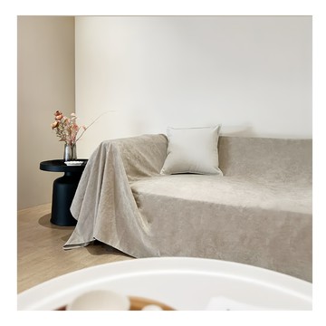 Hoom禾慕生活 防水防貓抓沙發布 溫柔奶茶色  1個  180 x 260cm