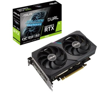 華碩 ASUS Dual GeForce RTX 3060 V2 OC 超頻版 12GB GDDR6 (DUAL-RTX3060-O12G-V2) 顯示卡