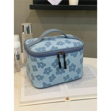 化妝包ins收納包大容量高顏值花朵2025新款便攜式外出旅行外出包