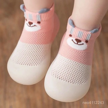 ⚡臺灣出貨⚡寶寶學步鞋春夏季嬰兒軟底室外男女歲網麵透氣冰絲防滑室內襪子鞋 LZ7J
