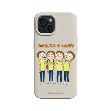 iPhone 15 SolidX 貝殼灰 - 瑞克和莫蒂 Rick and Morty - 建造一個莫蒂