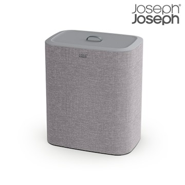 【Joseph Joseph】 Tota 90L分類洗衣籃(三格)-灰