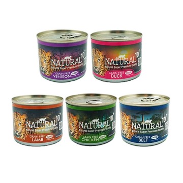 Natural10 + 原野 無穀機能主食貓罐185g (24罐組) 貓咪罐頭 貓咪主食罐