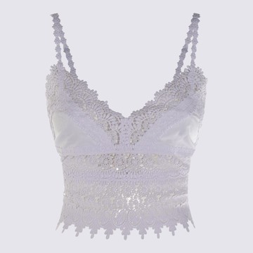 Charo Ruiz White Cotton Top