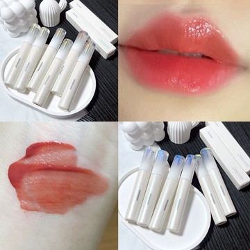 現貨 隔日配 HERORANGE 她橙 粼粼琉光鏡面唇釉 水光玻璃唇釉 波光清透自然 口紅成膜 庫柏醬萌選