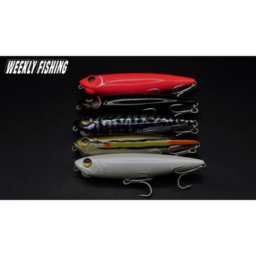 【LUREER】 WEEKLY FISHING🙄️傻眼鉛筆🙄️ 13公分 33公克 重心轉移遠投 四倍三本鉤 魚虎 岸拋