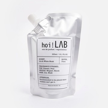 hoi!LAB 實驗室精油擴香補充包 300ml 鳶尾白麝香