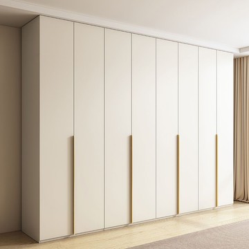 衣櫥/衣櫃/收納/衣櫥套/衣櫥衣櫃/大衣櫥 衣柜家用臥室實木現代簡約小戶型奶油風組合四六門收納到頂大衣櫥