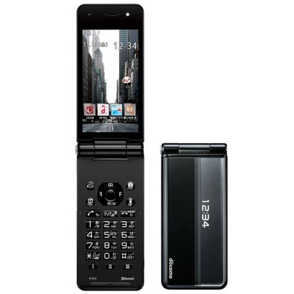 P-01F docomo 黒 [Black] ガラケー フィーチャーフォン 新品 未使用 白