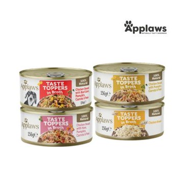 Applaws愛柏思-天然鮮食犬罐 156g*12罐組(狗罐)(買第二件送寵物玩具1個隨機)