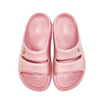 BORUI 柏睿鞋業 兒童款 米妮蝴蝶結造型休閒拖鞋 121116  37  玫粉色