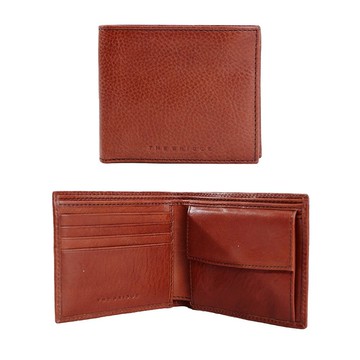 THE BRIDGE 義大利原皮 ETTORE 零錢袋 防盜短夾