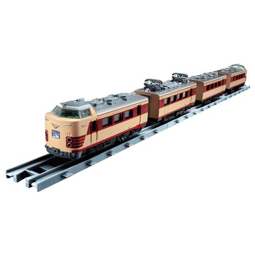 TAKARA TOMY PLARAIL 鐵道王國 REAL CLASS 485系特急電車 立體收藏模型  雷鳥  1個  22 x 29 x 4.5cm