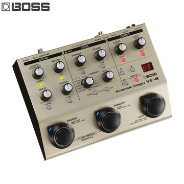 小叮噹的店 Boss VE-8 人聲/吉他效果器 木吉他 前極擴大 合音效果器