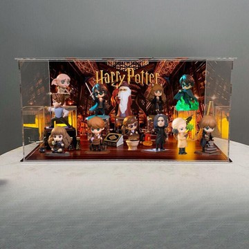 【店家優選】密室係列盲盒亞剋力主題場景展示盒 收納架