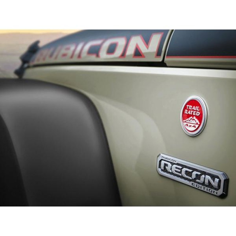 MOPAR純正 Rubicon Recon EDITION フェンダー サイド エンブレム ...