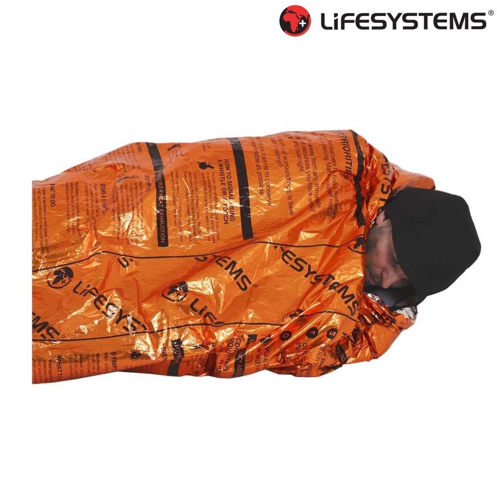 Lifesystems 防雨抗撕裂厚型求生毯 單人 太空毯 求生包 地震逃難包 Bivi Bag 42150 綠野山房