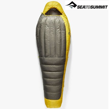 Sea to Summit Spark -1 極輕暖鵝絨睡袋/登山睡袋/羽絨睡袋 灰金 (4~-1℃) STSASL041072