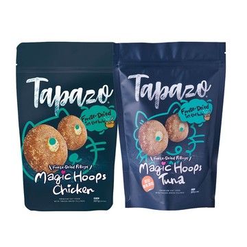 集點換購_活動品【TAPAZO特百滋】凍乾填心糧-成幼貓低敏鮮雞配方 0.5磅 (227克)