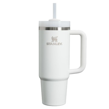 STANLEY 台灣公司貨 冒險系列 吸管隨手杯2.0  880ml  冰雪白  1個