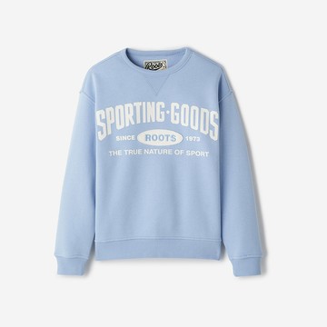 Roots 中性-SPORTING GOODS 99 圓領上衣 (淺藍色)