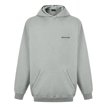 Balenciaga BB Medium Fit Hoodie 'Grey'