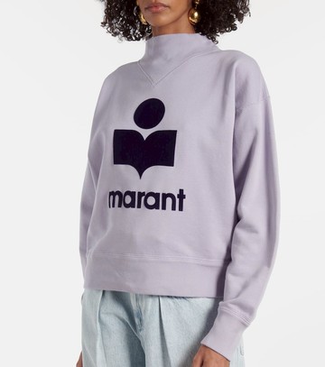 Marant Etoile Moby cotton-blend fleece sweatshirt