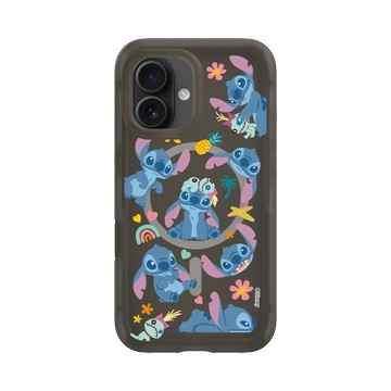 iPhone 16 AirX 本質黑 - 迪士尼-史迪奇 Disney Stitch - 史迪奇 - 雙重可愛