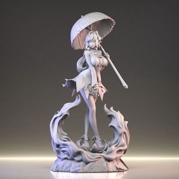 【台灣出貨】✨免運 絕區零 薇薇安 手辦 模型 GK白模 3d打印 擺件 diy白模
