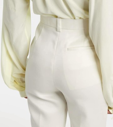 Calvin Klein Collection Lucia high-rise wool and silk slim pants
