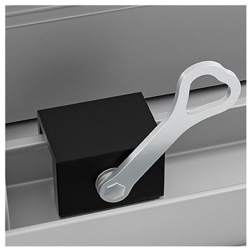 不鏽鋼門窗兒童安全鎖(小號單孔黑色款)1入