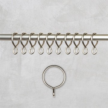 捷安傢飾Home Desyne│MIT│一體成形│窗簾圈│10入組│2尺寸4色