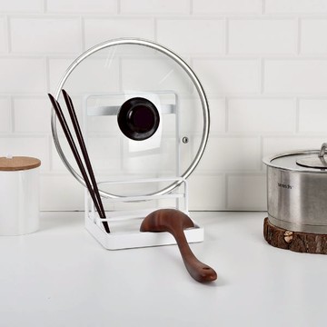 Homely Zakka 鐵藝 多功能立式收納架/鍋蓋架_兩色一組