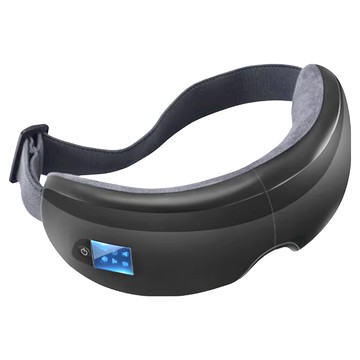 Panatec 沛莉緹 氣壓式溫熱SPA眼部舒壓按摩器 無線遙控器 溫熱功能 音樂播放  K-130  黑色