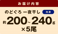 665.大秀商店の「のどぐろ（大）」（5尾入） 魚 干物 干もの 乾物 一夜干し のどぐろ セット