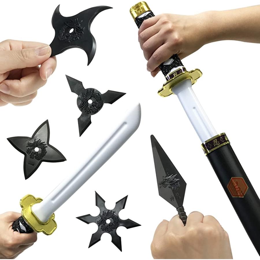 忍たま コスプレ 6年生(欠品あり) 武器付き(手裏剣、苦無)靴